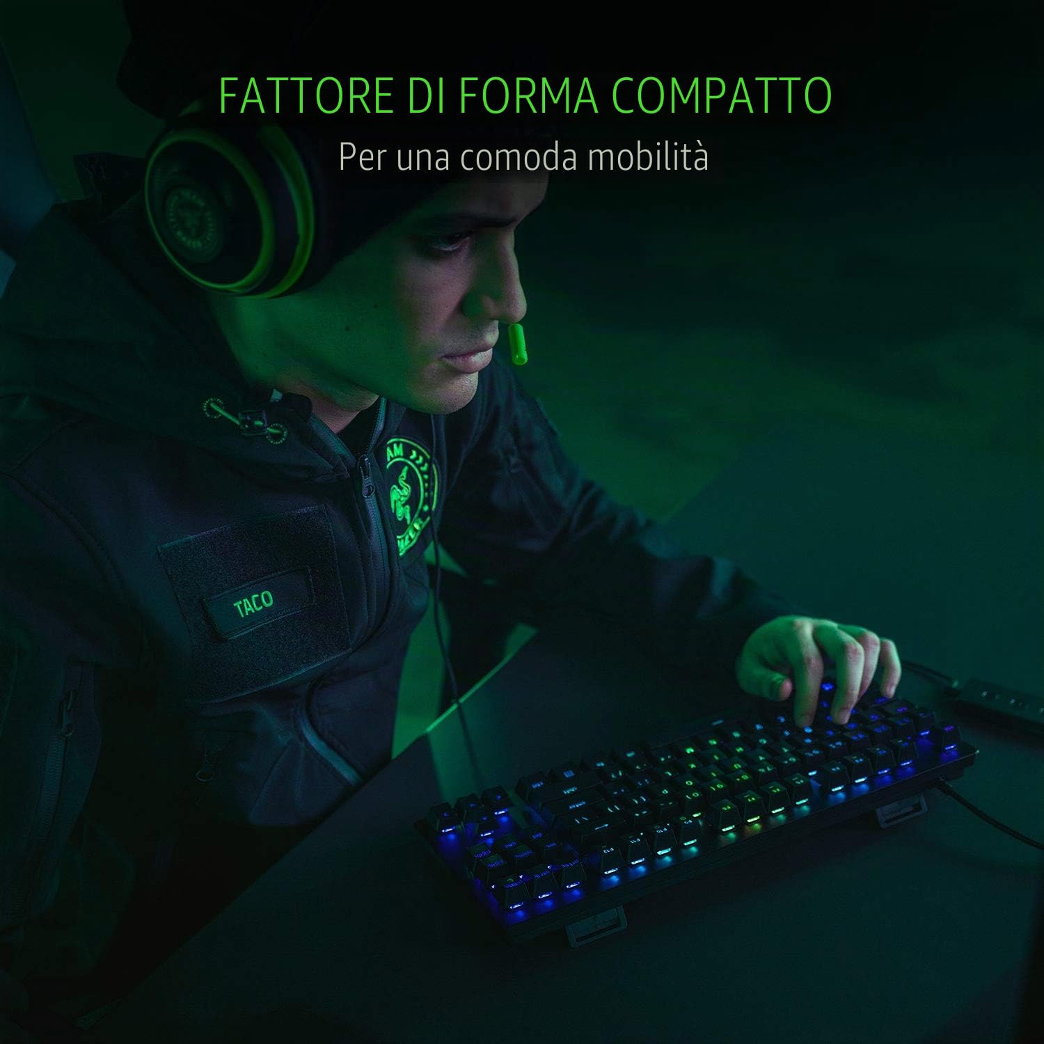 Razer Huntsman Tournament Edition - Tastiera da Gioco Tenkeyless con Interruttori Ottici Lineari Per L'attivazione alla Velocità Della Luce - Layout USA