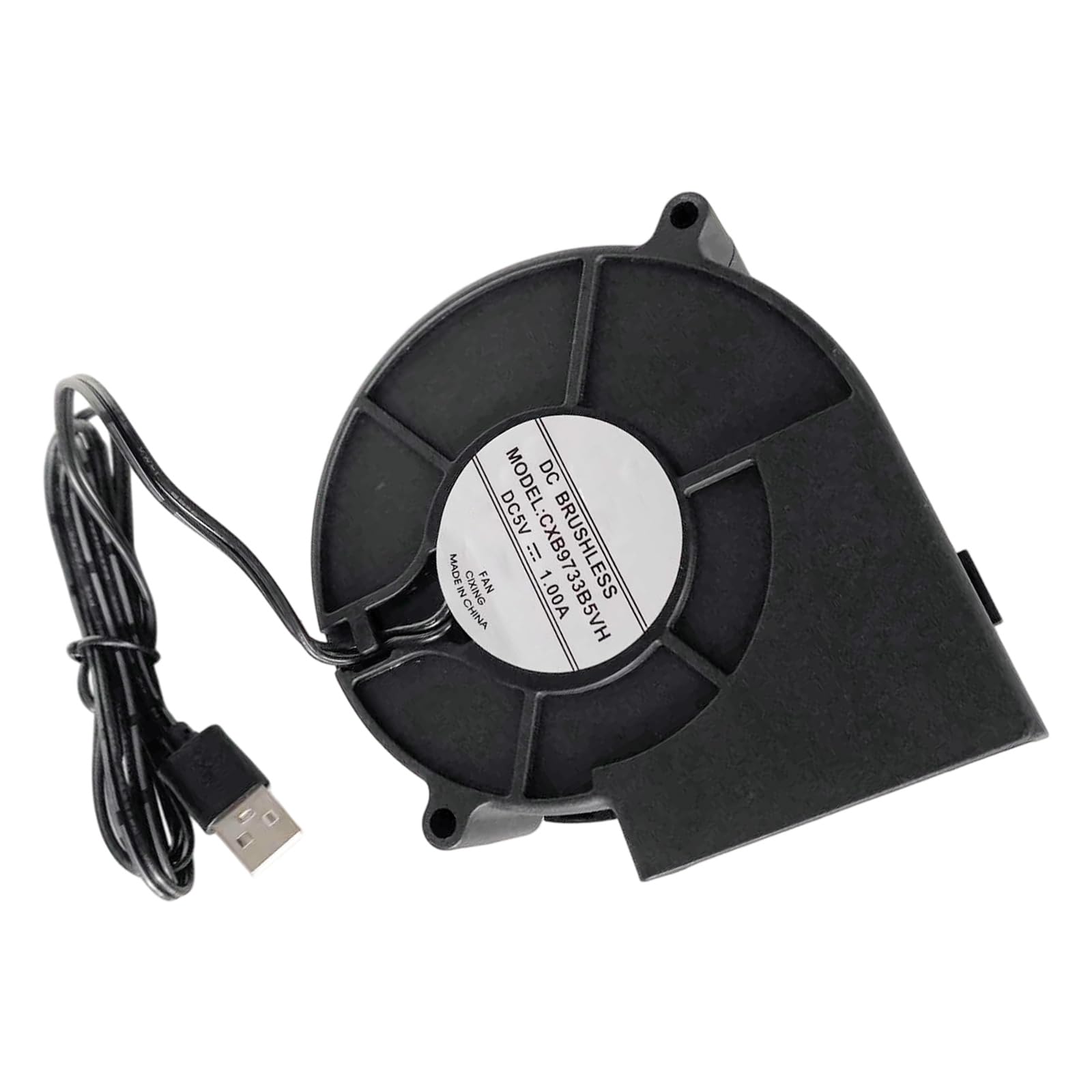 Portable USB Powered Air Blower Fan 5000RPM for Outdoor Camping Barbecue Pit Flame Optimization USB Blower Fan