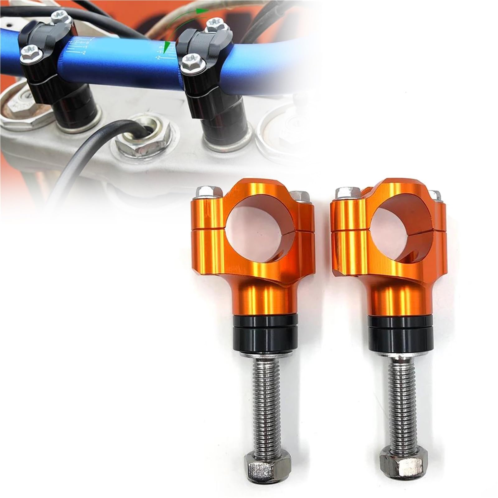 Pince de guidon de moto 28 mm pour redresser la posture de conduite