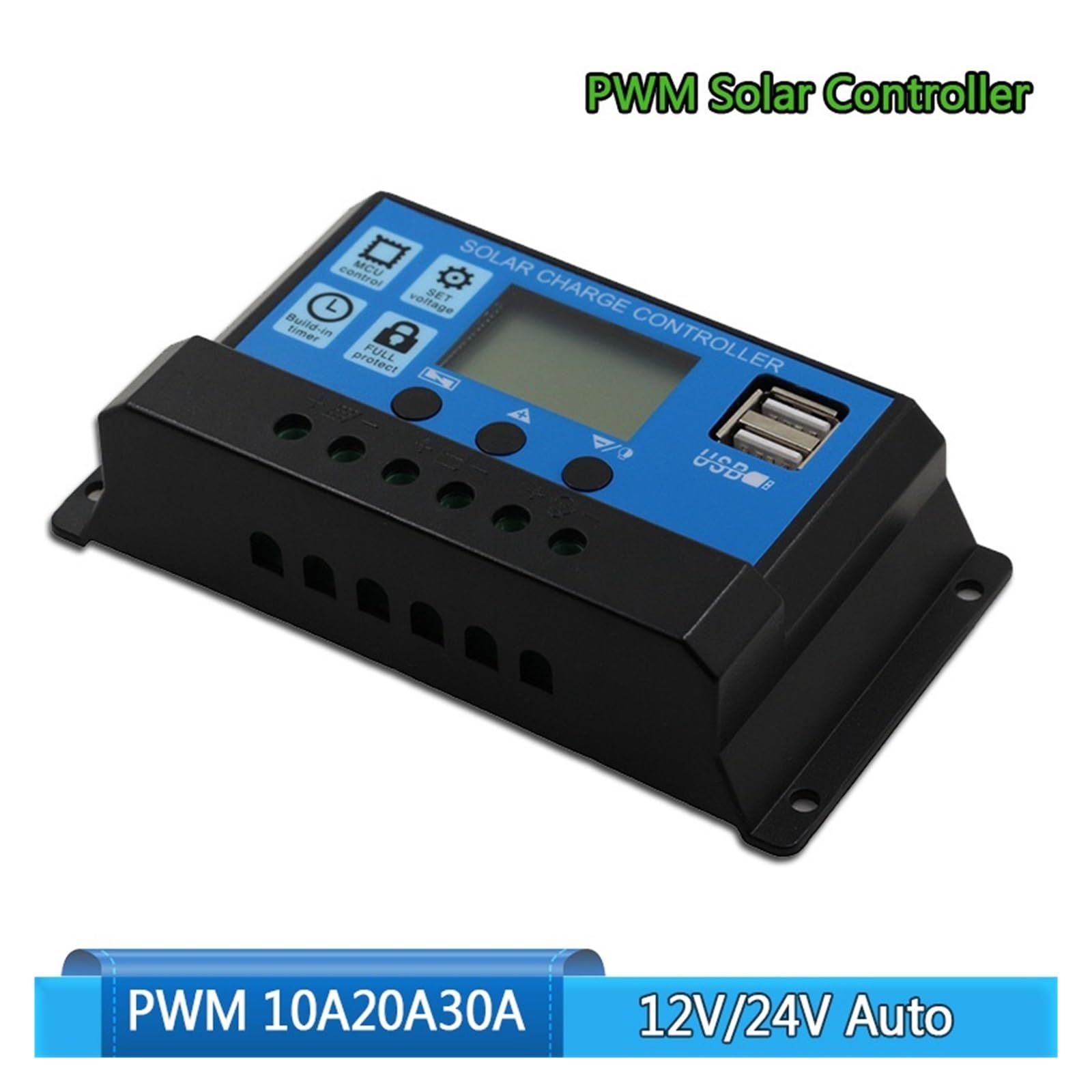 Regolatore di carica solare, Regolatore Di Carica Solare Automatico 12V/24V(20A)