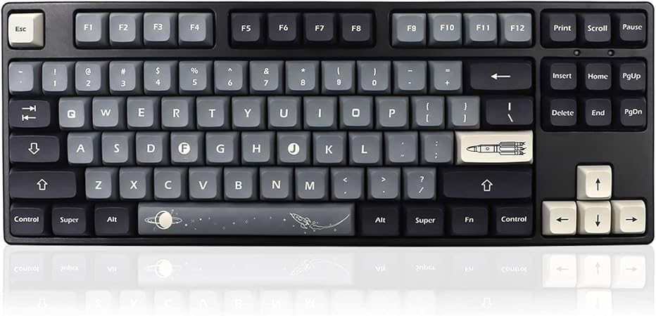 Amazon Com Jsjt 133 Keys Apollo Aerospace Keycaps Pbt Xda Profile Custom Keycaps With Key Puller For 61 64 68 87 96 104 108 Cherry Gateron Mx Switches Mechanical Gaming Keyboard 6 25u 7u Spacebar Electronics