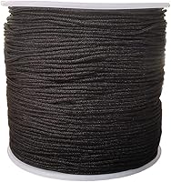 Vista 24 de Cuerda de nailon de 109 yardas de 0.031 in para pulseras de macramé, nudos chinos, collares, colgantes, fabricación de joyas (rojo)