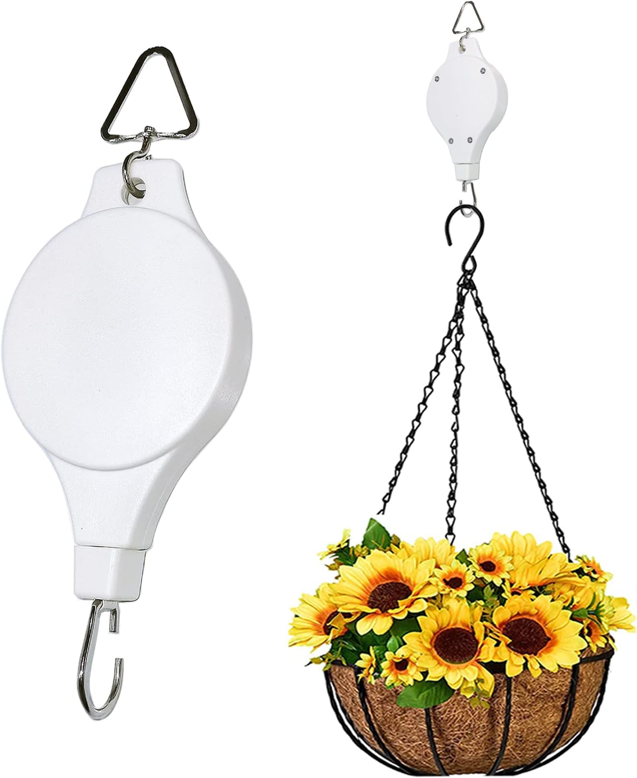 Adjustable Plant Pulley Hanger 1 Pack, Plant Pulley