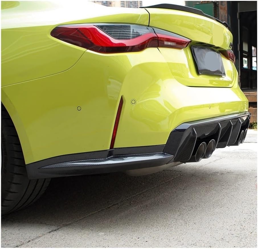 Carbon Fiber Car Rear Bumper Splitter Corner Guards Compatible for BMW M3 M4 G82 G83 G80 2021+