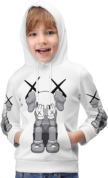 Amazon.co.jp: [MEYELO] 子供 パーカー KAWS カウズ キッズ 長袖 プル  