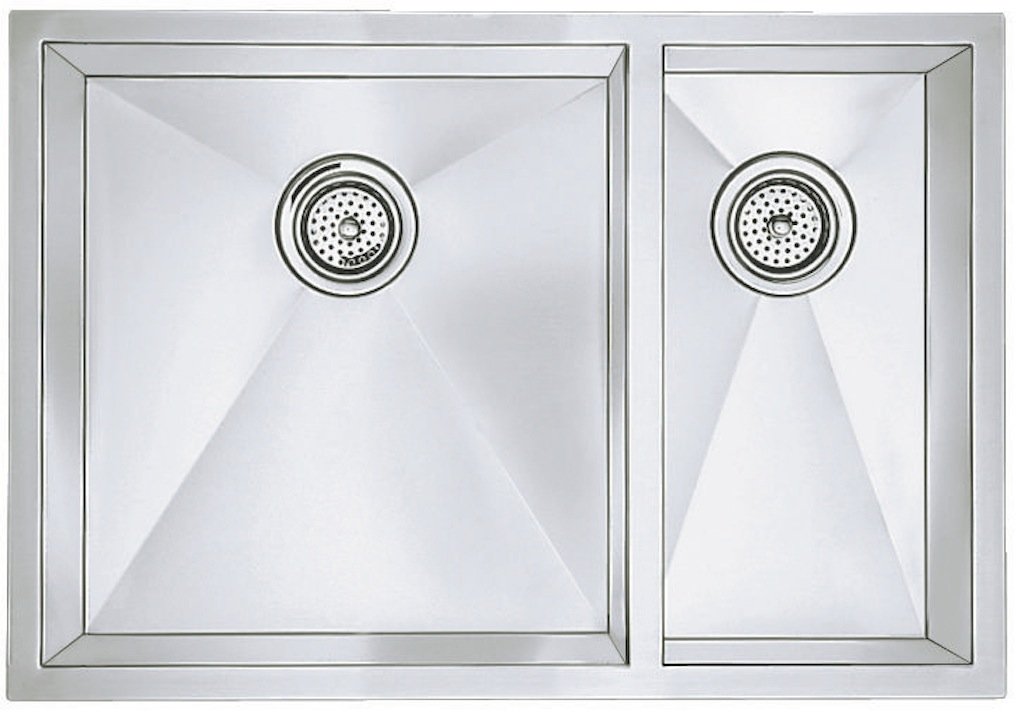 BLANCO 516213 Precision R0 33" 70/30 Double Bowl Undermount Stainless Steel Kitchen Sink