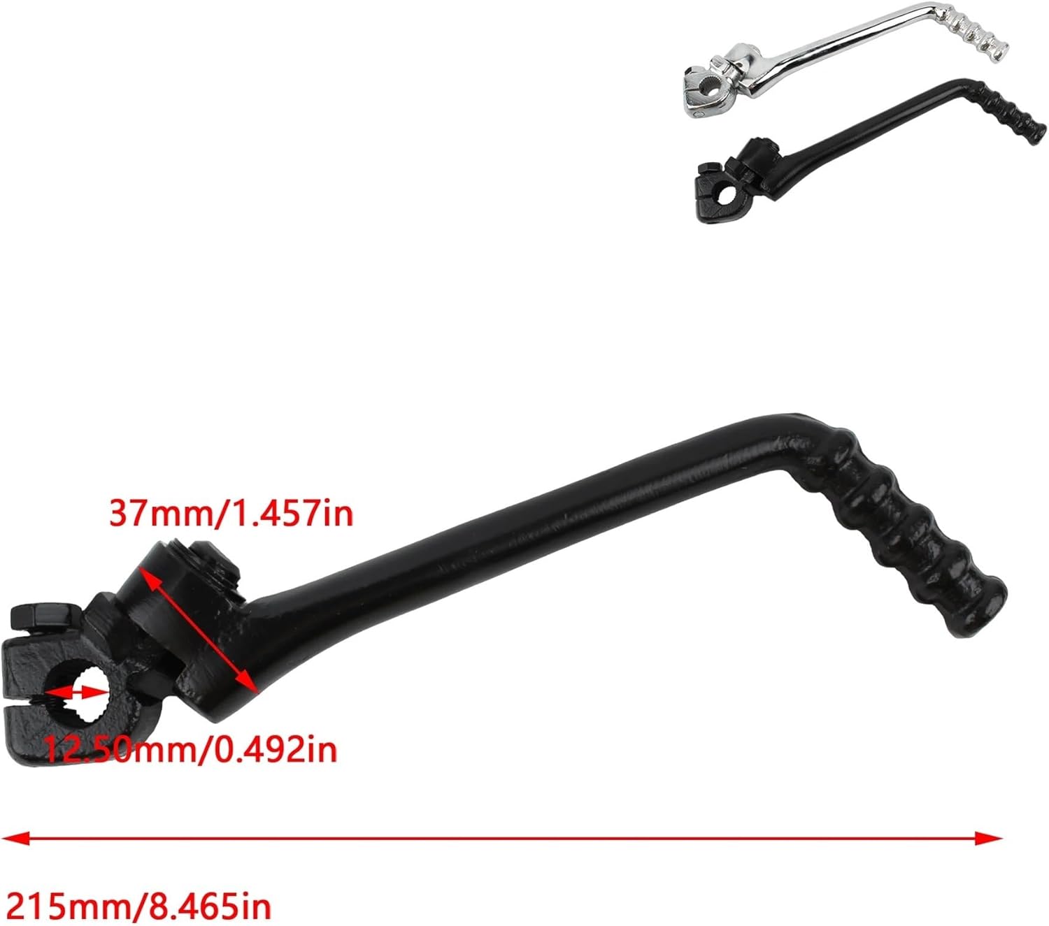 Motorbike Gear Shifter 13mm Motorcycle Kick Start Lever Pedal Motorcycle Pedal Kick Start Lever for Dirt Pit Bike 50cc 70cc 90cc 110cc -150cc