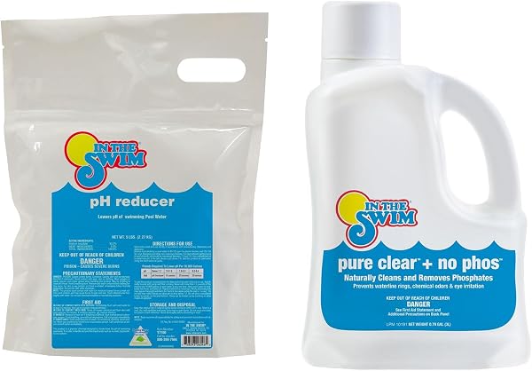 In The Swim pH Reducer - Muriatic Acid Alternative for Pools, Spas, and Hot Tubs - Prevents Cloudy Water