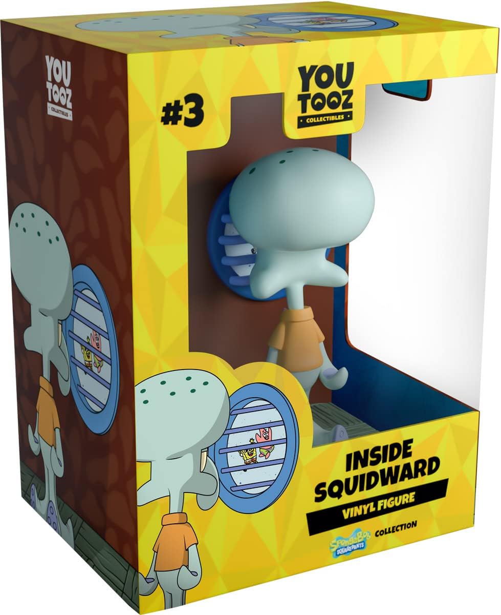 YouTooz Inside Squidward Vinyl Figure, 4" Squidward Collectible, Based on Internet Meme Sinking Feeling Vinyl Figure - Spongebob Collection Based on TV Cartoon Series