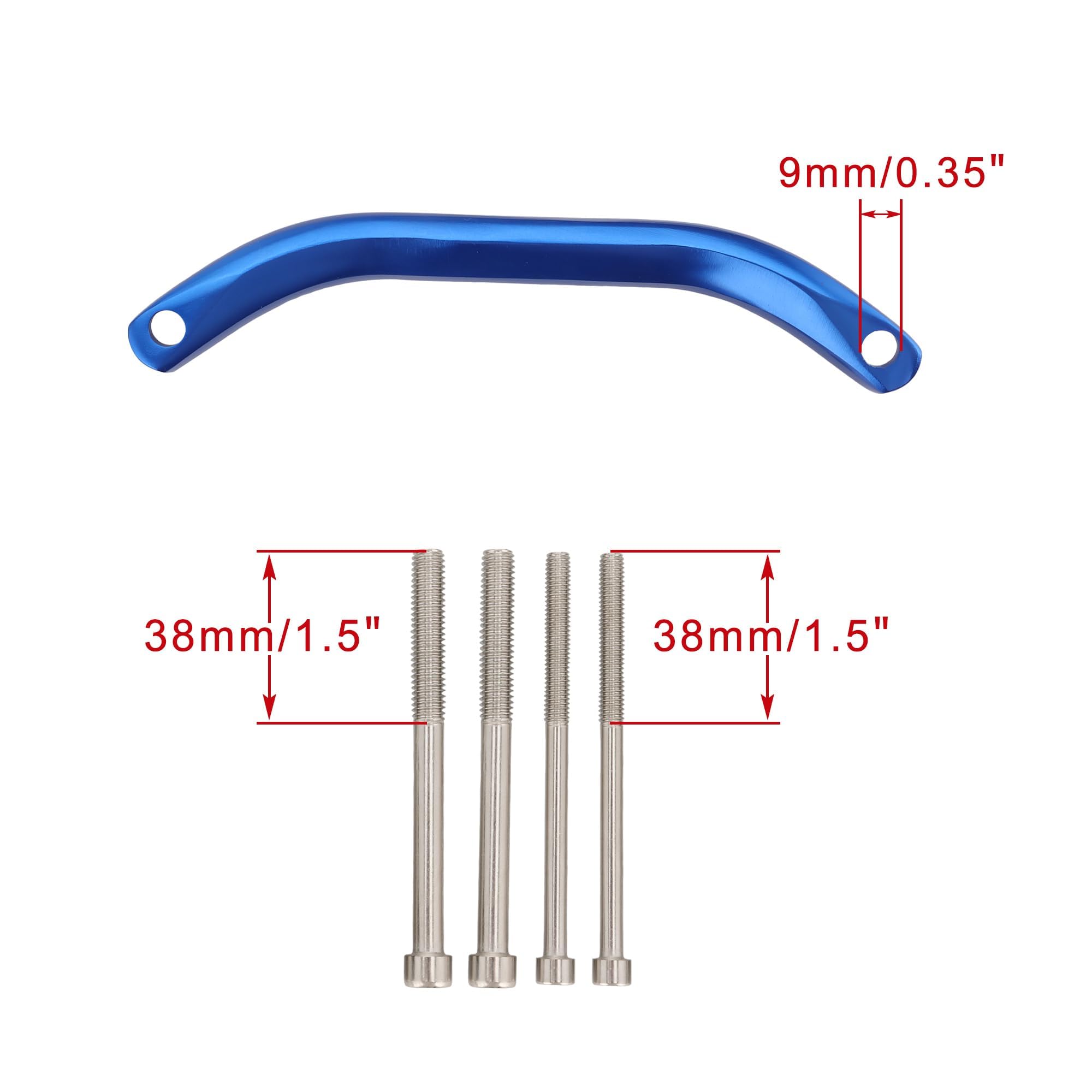 WOOSTAR Motocicleta Barra de Apoyo del Asiento Trasero Reemplazo para 2016-2018 SX SXF XC XCF 125-450 2017-2019 XCW EXC EXCF 125-500 Azul