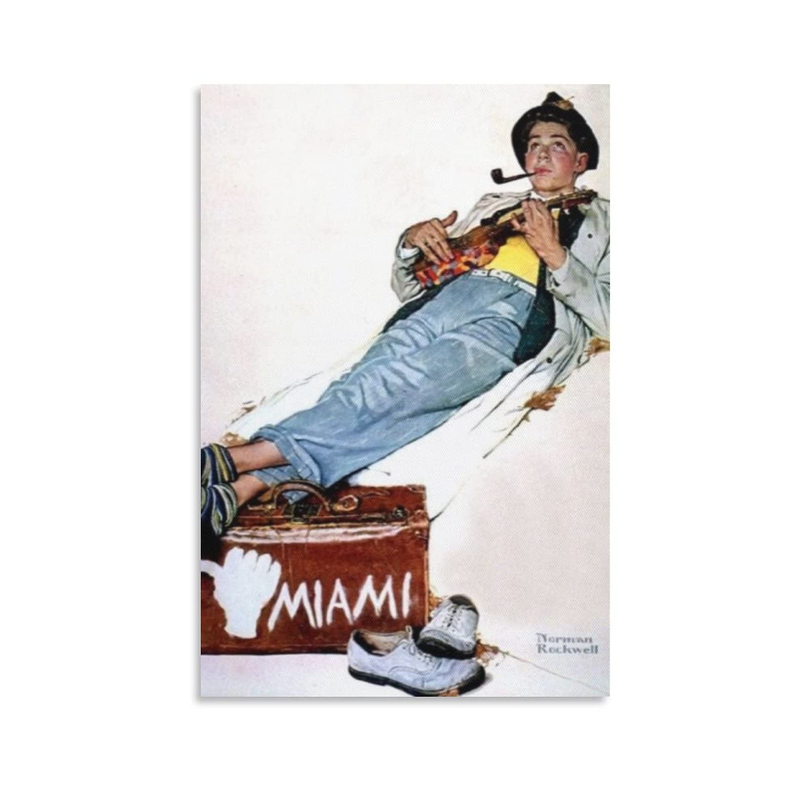 Arts by Norman Rockwell Home Decor Poster Wall Art Hanging Picture Print Decorative Painting Posters 08x12inch(20x30cm)