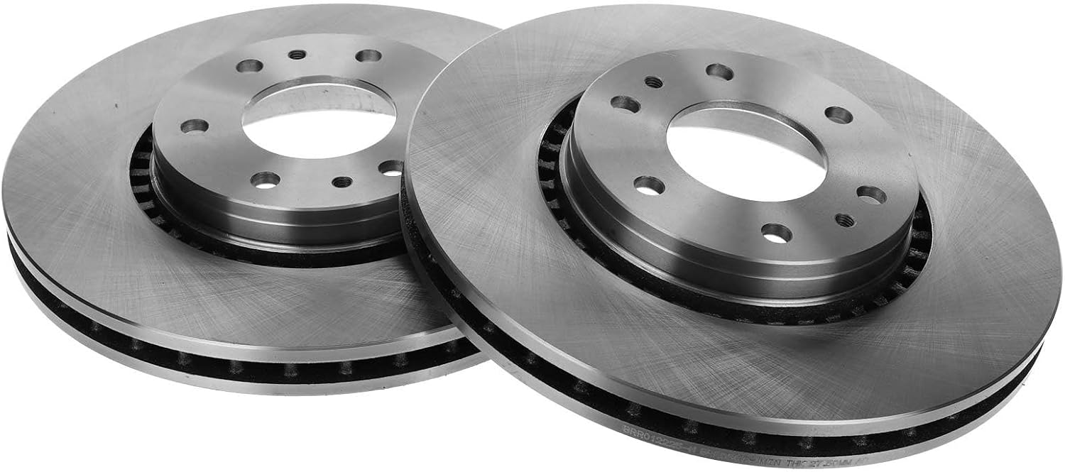 A-Premium 12.80 inch (325mm) Front Vented Disc Brake Rotors + Ceramic Pads kit Compatible with Select Chevy, Buick, GMC, Isuzu and Saab Models - Envoy, 9-7x, Ascender, Rainier, SSR, Trailblazer EXT