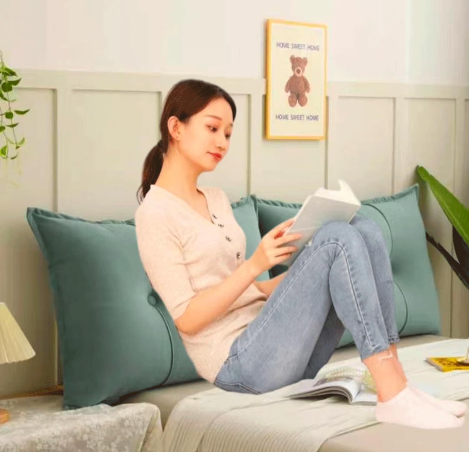 Großes Bett Kopfkissen Kissen Wand Kissen Kombination Daybed Kissen