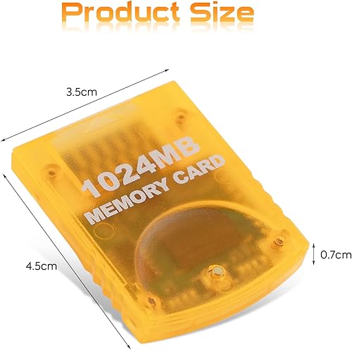 Miniatura 6 de Suncala Memory Card Compatible with Gamecube and Wii Console 1024MB Memory Card for Nintendo Gamecube