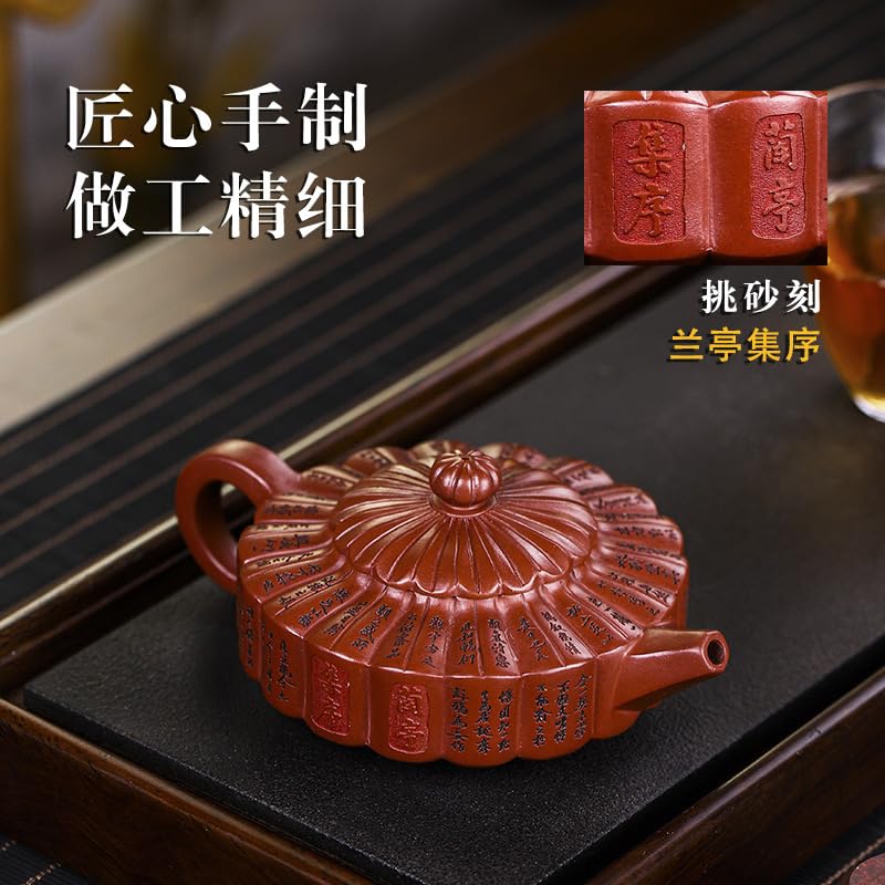 Handcrafted Chinese Yixing Zisha Teapot Yixing Purple Clay Teaware Kun – Oriental PotCraft