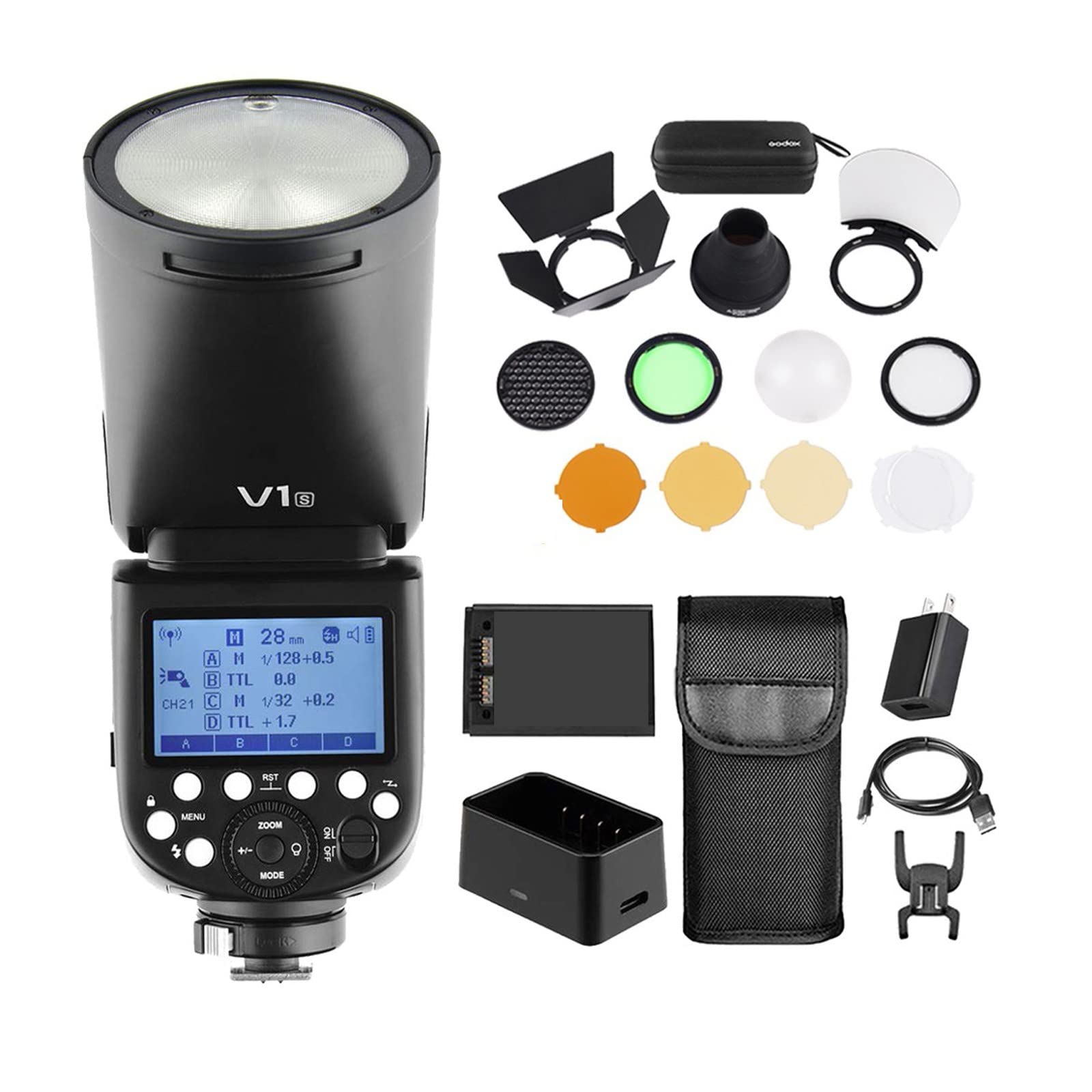 GODOX V1C Canon EOS用 + AK-R1 セット　新品未使用品 Amazon | 【Godox正規代理】Godox V1-C + Godox AK - R1