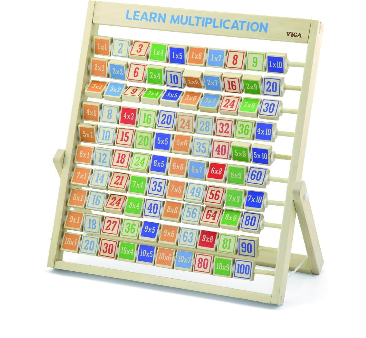 VIGA Toys 50036 Learning Multiplication Multi-Coloured