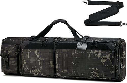 DBTAC Urban Classic - Estuche para pistola de rifle doble largo, bolsa de almacenamiento y transporte para armas de fuego, para caza al aire libre,