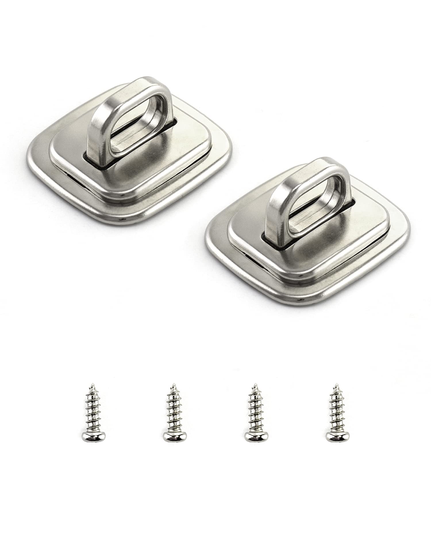 QWORKLaptop Cable Lock Anchor, 2 Pack Steel Desk Mount Anchor Accessory, Security Anchor Base Plate for Laptop Cable Locks, for Keyed or Combination Cable Locks