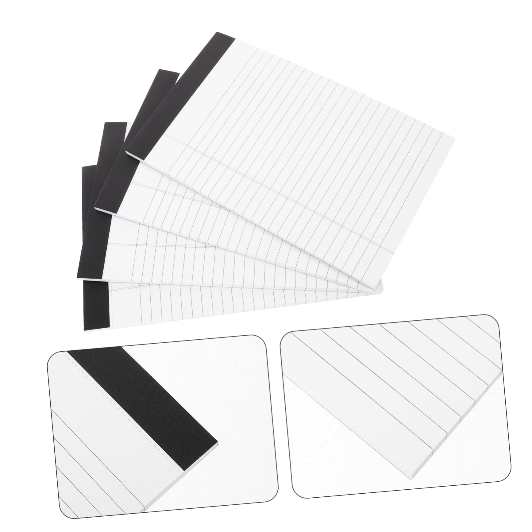 2 Pezzi Blocchi Note Lined Pad Multi Funzione Quaderni Memo Portatili con Larga Taccuini Smontabili per Ufficio e Personali
