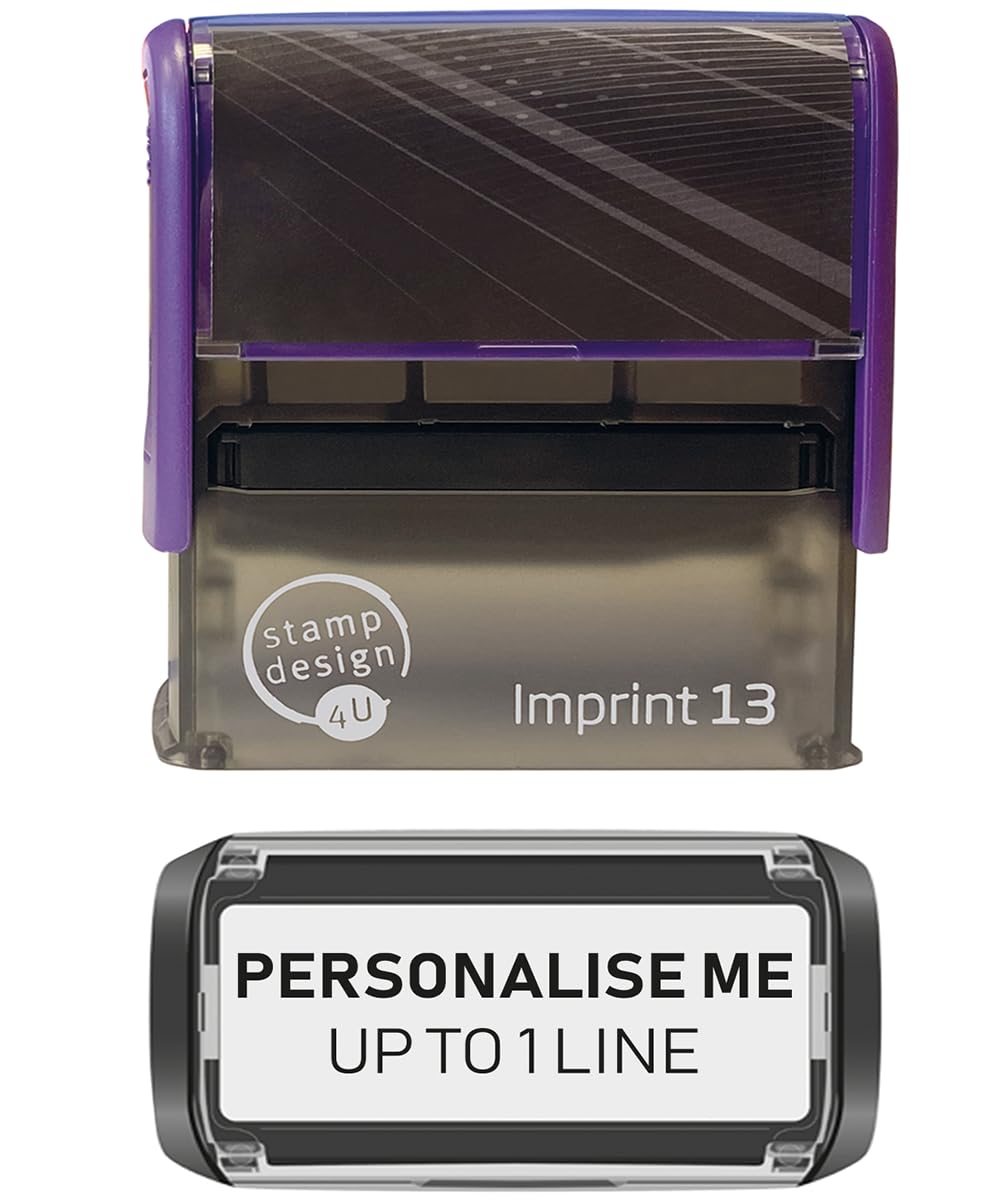 Traxx 9013 58 x 22 mm - - Dirección comercial autoentintada personalizada hecha a medida - Imagen 7 de 11