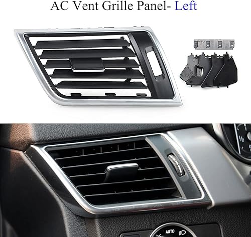 Miniatura 5 de Cubierta de ventilación delantera izquierda de aire acondicionado, cubierta de salida de rejilla de ventilación de CA para Mercedes Benz W166 M ML
