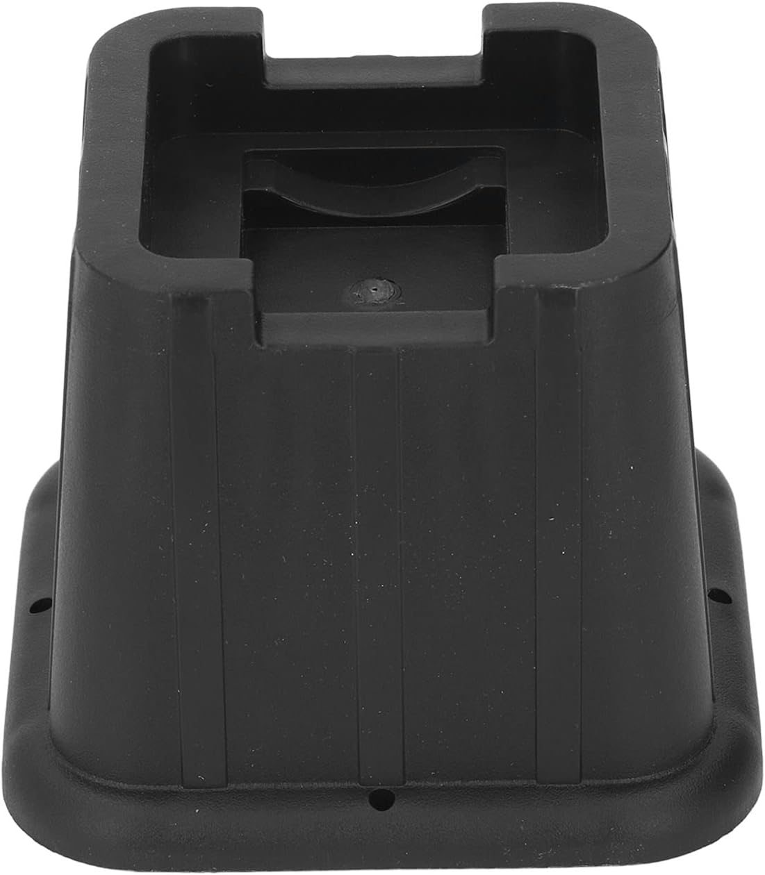 Furniture Risers 3 Inch, Plastic, Black, 6 Sets - Durable, Non Slip Design, Ideal for Bed Desk Sofa and Chair Elevation