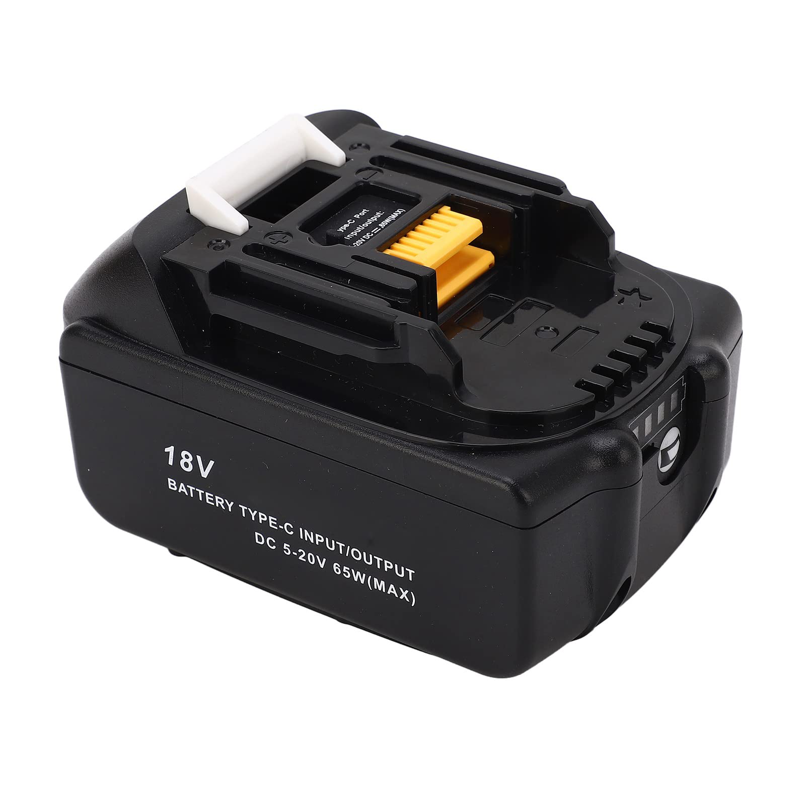 TARSHYRY Batería de Iones de Litio de 18 V con Indicador de Alimentación LED Tipo C para Varios Modelos, Alta Capacidad y Rendimiento Duradero (4.0Ah)