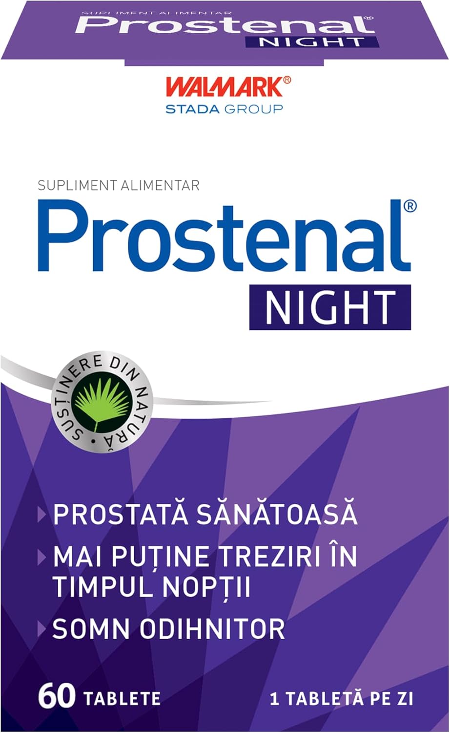 Prostenal Night helps minimise nighttime toilets, supports body relaxation and helps to achieve a comfortable and restful sleep (60)