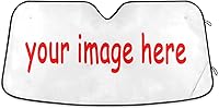 Vista 1 de Custom Car Windshield Sunshade, Turn Your Photo Into Window Sunshades, Blocks Sun Visor Protector Foldable Sun Shield Keep Your Vehicle Cool