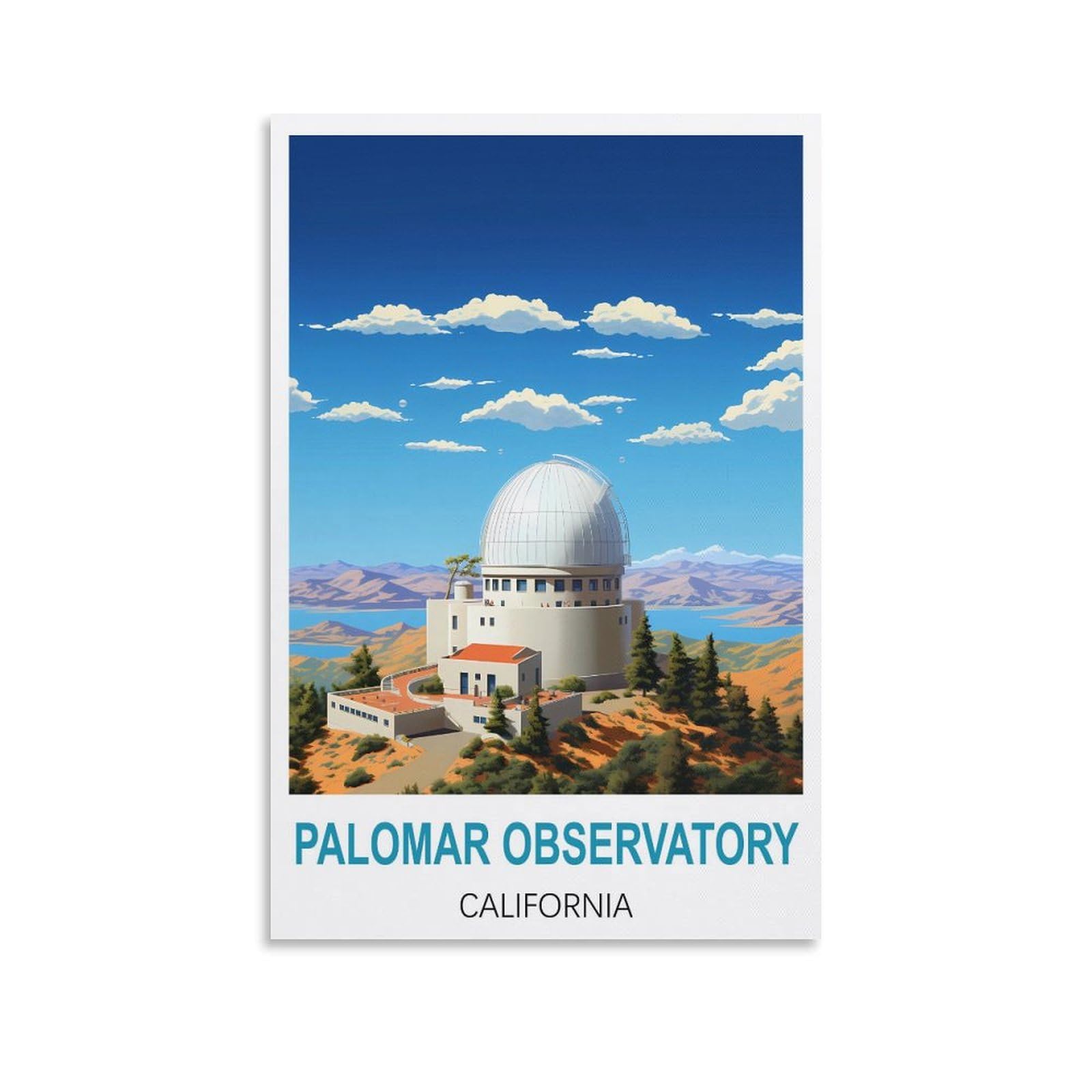 Funny Tin Signs,Palomar Observatory California,Funny Vintage Metal Sign Plaqu Poster Wall Art Pub Bar Kitchen Garden Bathroom Home Decor 30x30cm