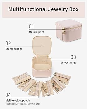 Amazon.com: Vlando Gifts for Teachers,Jewelry Box with 6