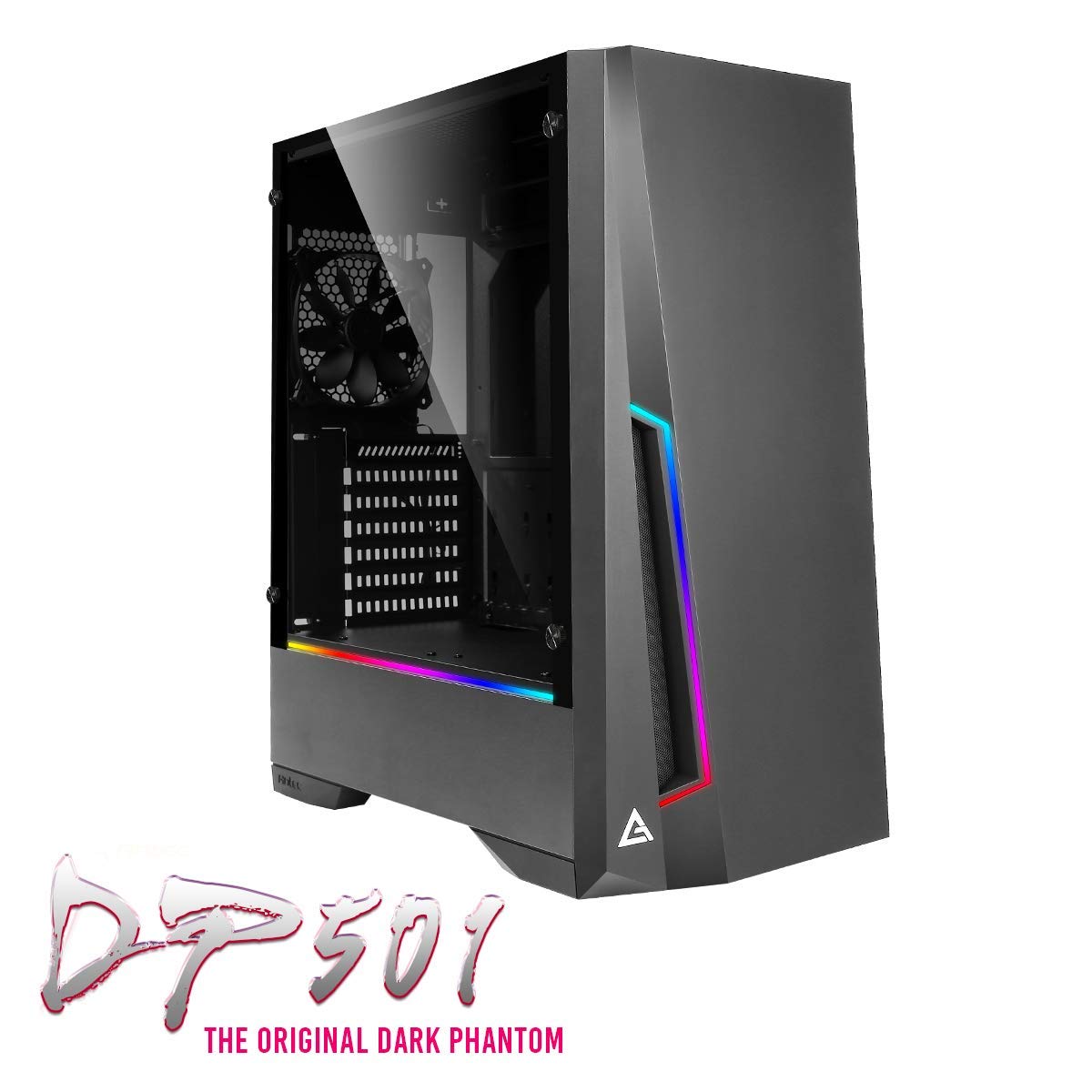Antec Dark Phantom Dp501 Flux Black Mid Tower Atx Gaming