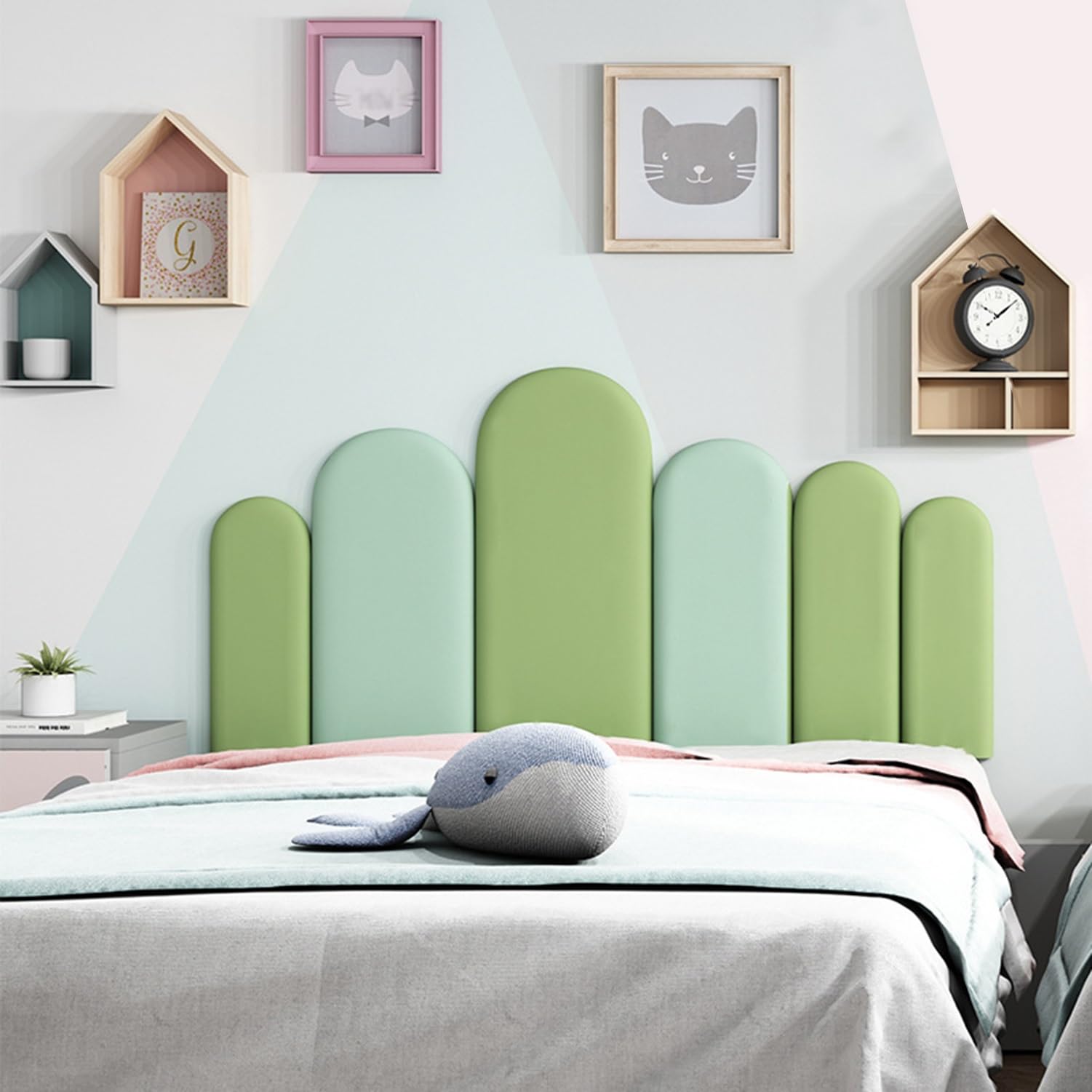 Pannelli da parete imbottiti, imbottitura anti-collisione da parete, adesivi da parete 3D, pannelli autoadesivi per testiera, per camera da letto, cameretta dei bambini
