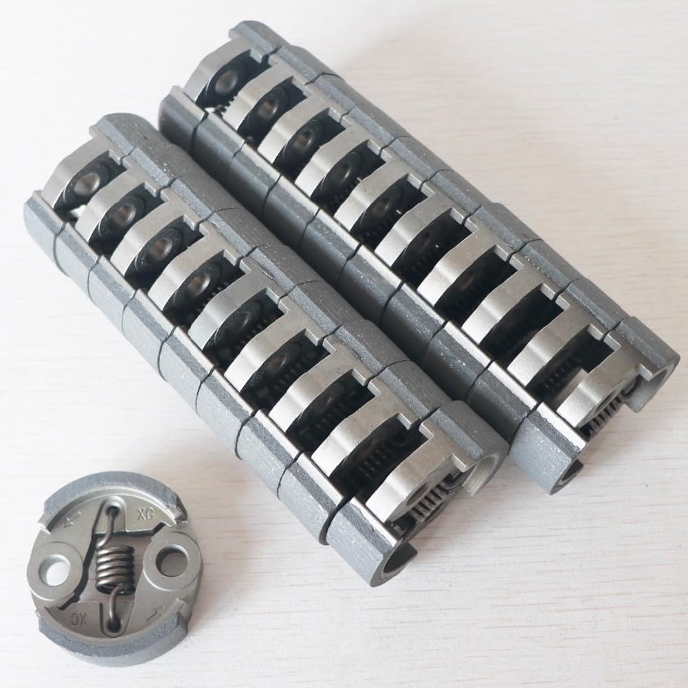 Lisher - Embrague de desbrozadora para abreviatas domésticas, embrague de cortadora de césped 32/34 muelles de embrague de cortadora de setos 52 mm