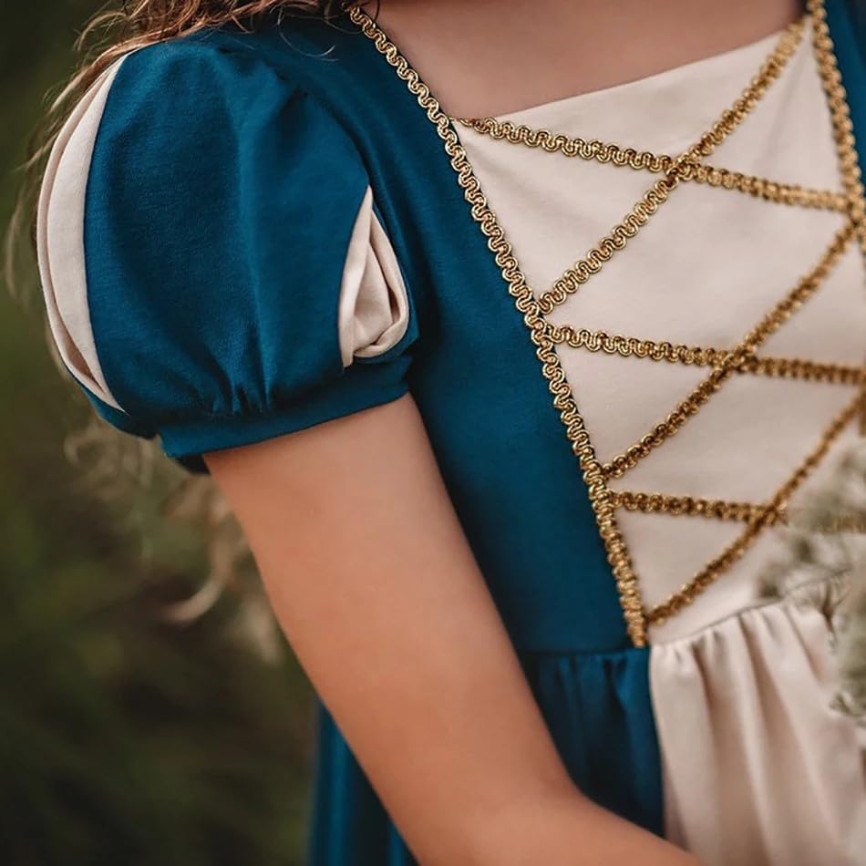 Disfraz Princesa Medieval Renacentista para Niñas miniatura 5