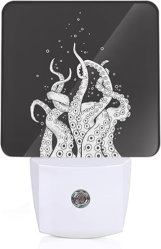 Miniatura 13 de Aurora Forest - Luz nocturna para enchufar a la pared con sensor de atardecer a amanecer, lámpara LED de ahorro de energía para hombres, mujeres,