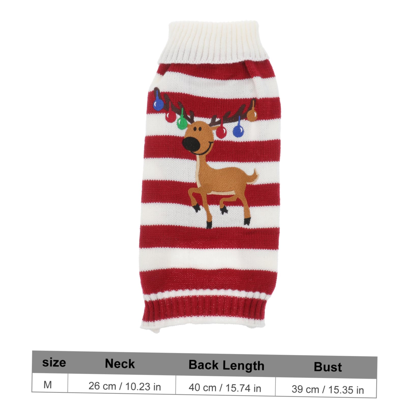 BESPORTBLE Roter Hundepullover aus Acrylfasern mit Elchmuster Ärmelloses Design für Stilvolle Weihnachtsfeiern im Winter Gemütlicher Pullover für Mittelgroße Hunde