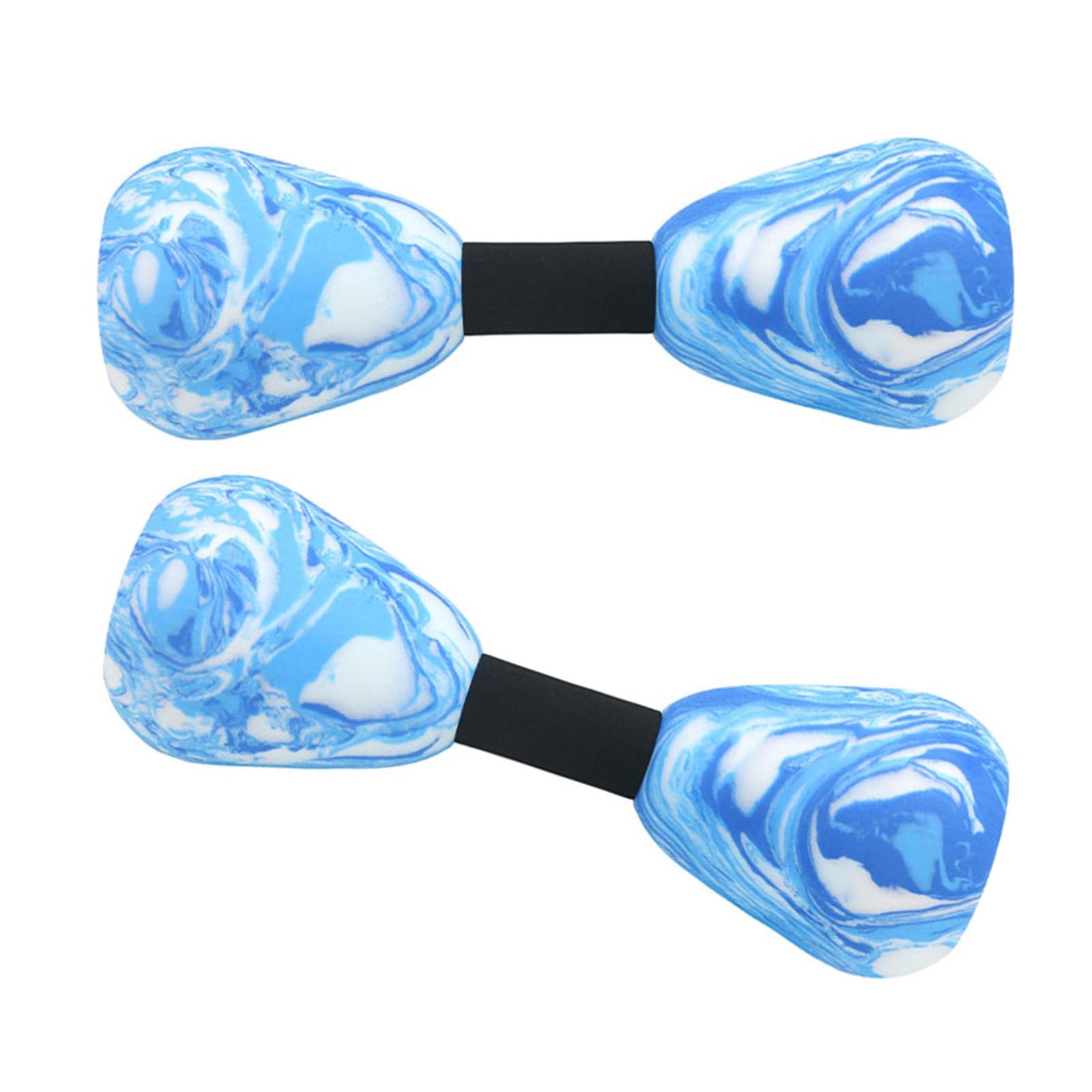 1Pair Water Foams Dumbbells Light Weight Exercise Dumbells Water Fitness Exercises Equipment for Adults