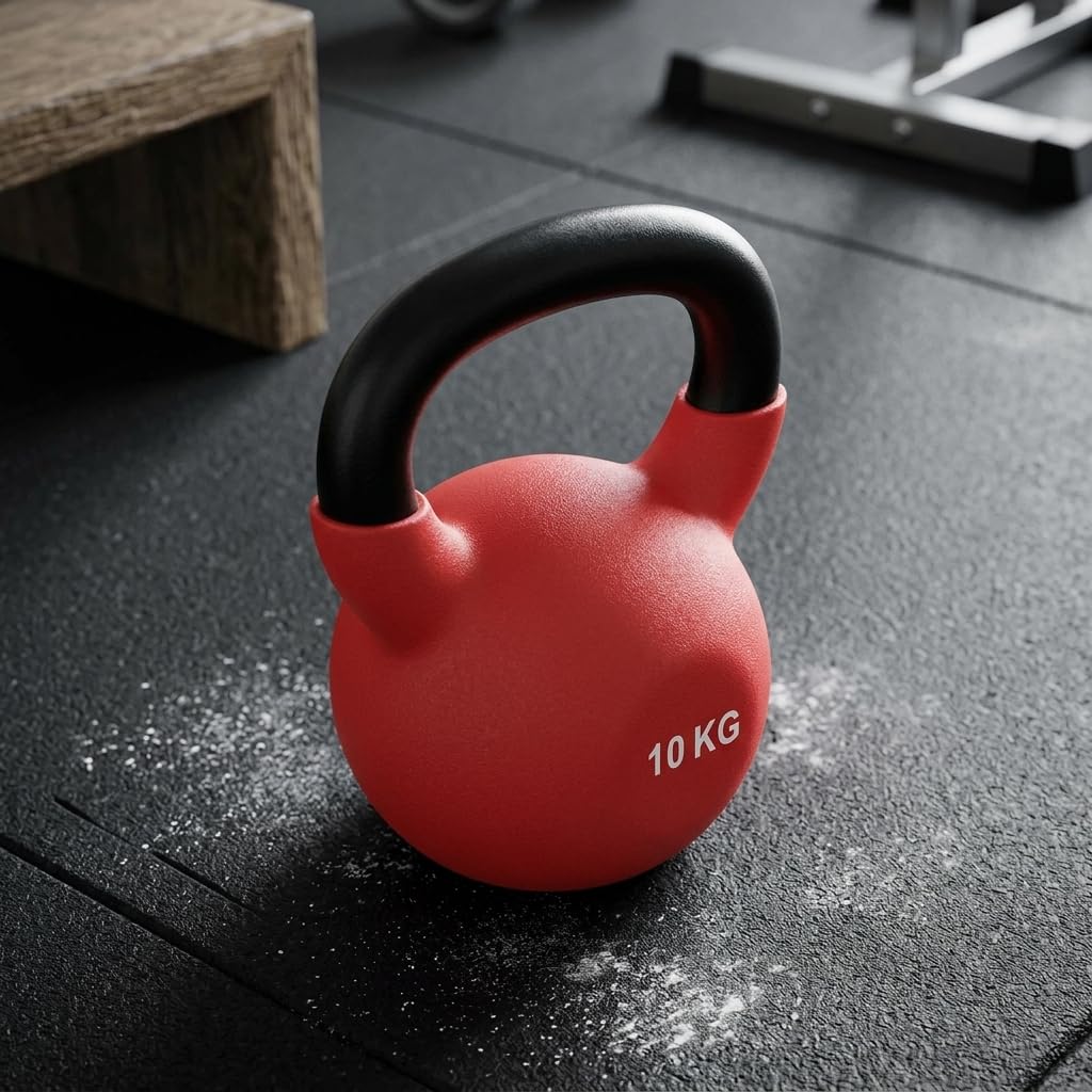 Kettlebell, Iron Sand 10kg, rutschfestem Griff