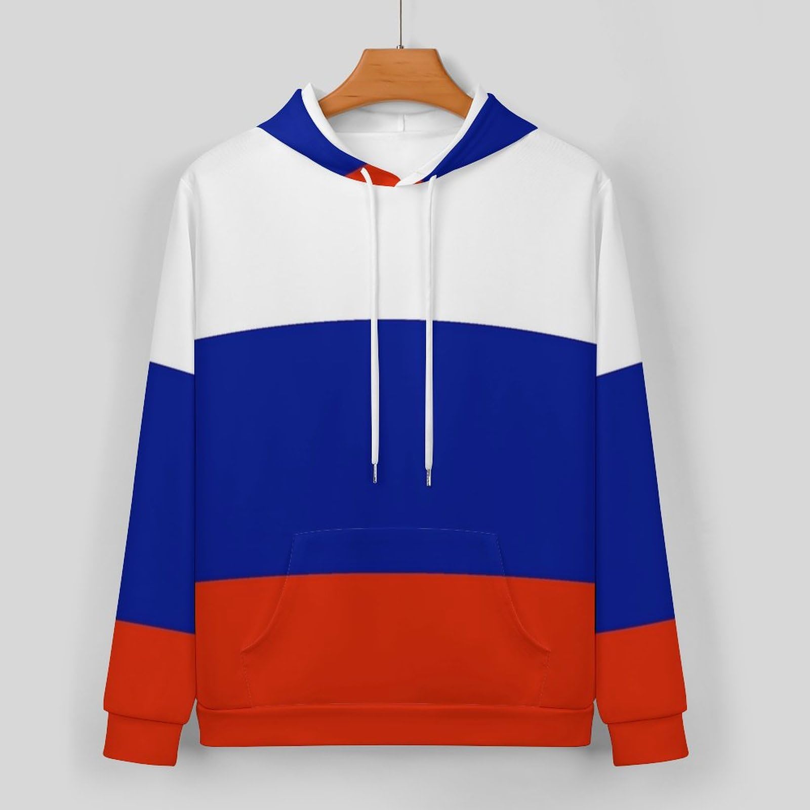 Completo Da Uomo E Da Donna In Due Pezzi Con Stampa Della Bandiera Russa Con Cappuccio A Maniche Lunghe Pullover Top E Pantaloni Lunghi Tuta Unisex Taglie Forti Completo Da Salotto