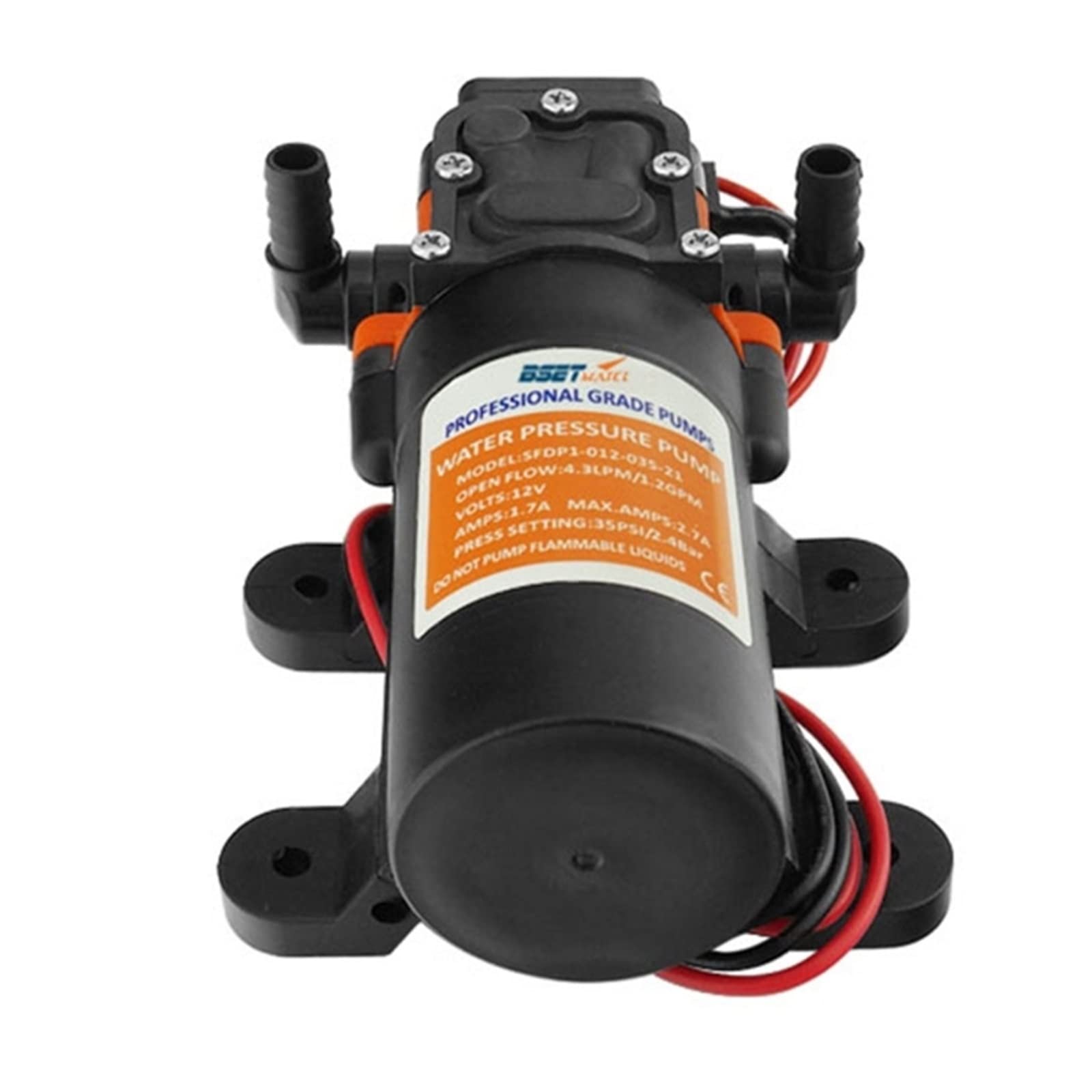 Bomba Sumergible pequeña Ajustable Bomba de Agua de diafragma Marino de 12 V Accesorios de Botes de Bote de Bote Duchas Boderas Motor de Transferencia de Agua for RV Caravana