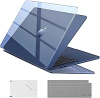 Vista 73 de EooCoo Funda compatible con MacBook Air de 15 pulgadas M5 2026 2025-2023 Release M4 M3 M2 modelo A3448 A3241 A3114 A2941, carcasa rígida de negro