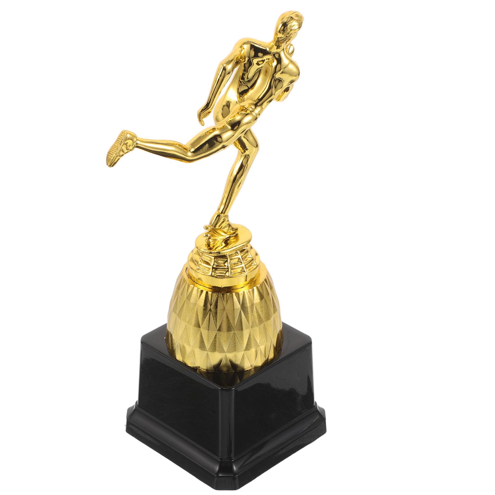 Mipcase Trofeo de Plástico Dorado Grande para Competición Atlética Copa de Premio para Ganador en Prueba Escolar Trofeo de Ceremonia para Eventos Deportivos y Fiestas