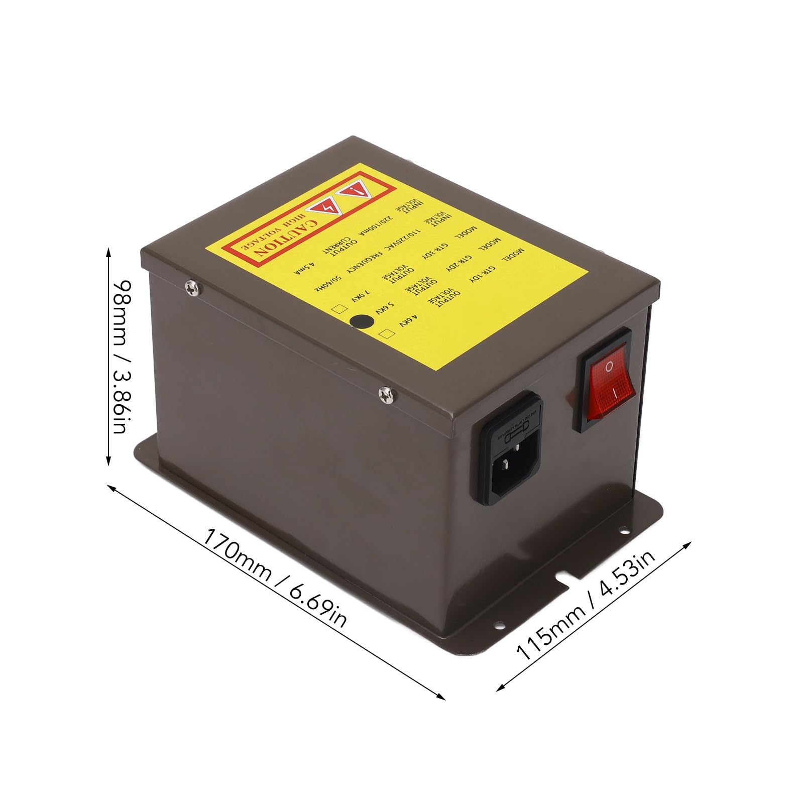 YWBL-WH Generador de Voltaje Barra Ionizante Antiestático 5.6KV Alta Eficiencia para Eliminación Estática Industrial con Enchufe UE 220-240V