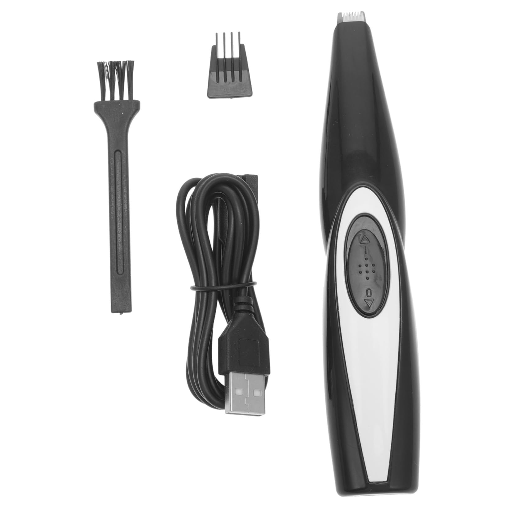 BESPORTBLE 5piezas Cortadora De Pelo Eléctrica Para Mascotas Usb Recargable Herramienta De Aseo Para Gatos y Perros Cortadora De Uñas y Pelo Para Patas Azul y Negro Aleatorio