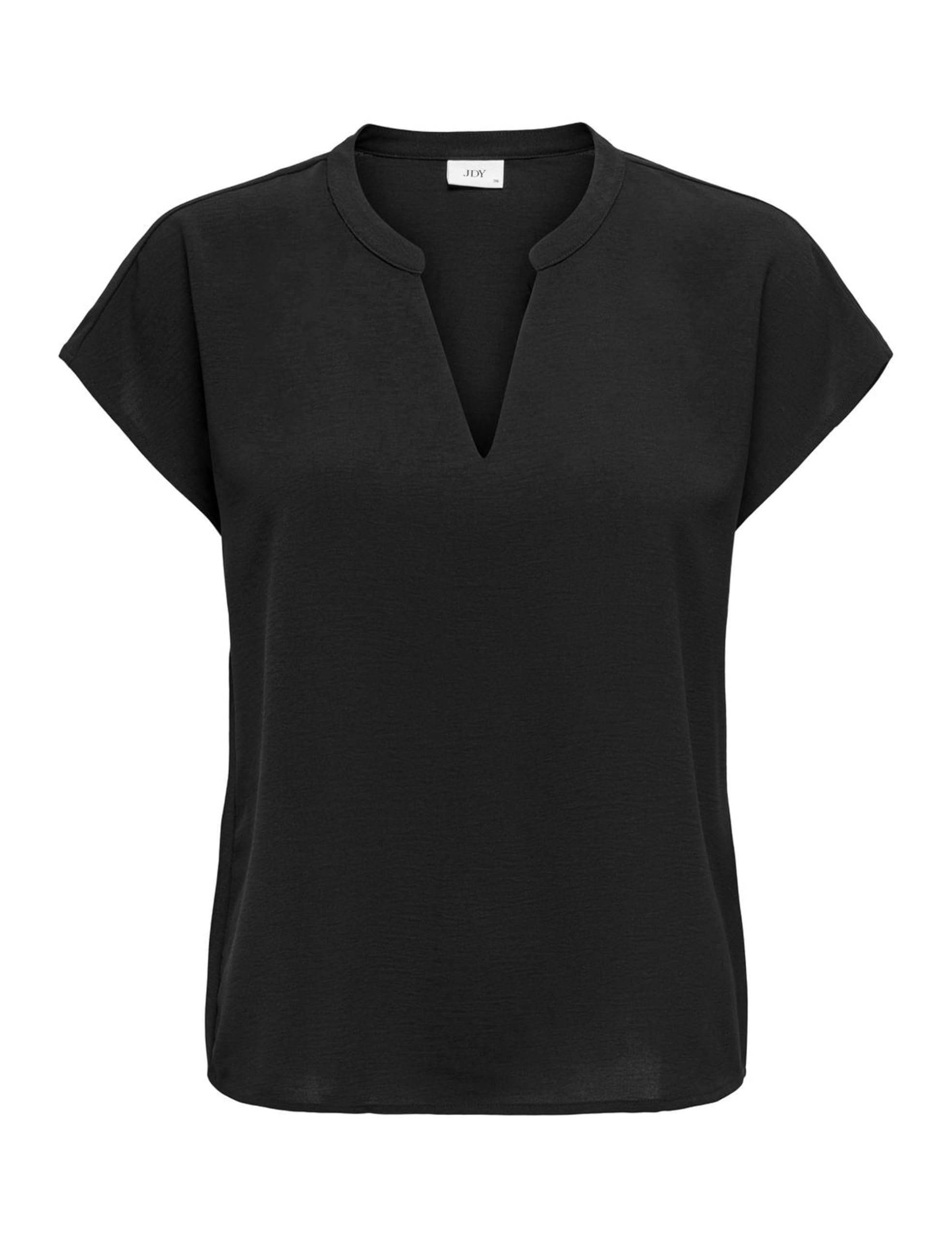 JdY Womens Jdylion S/S Top WVN Noos Blouse, Black, EU 42 / 14 UK
