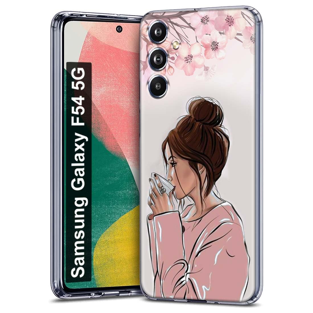 Fashionury Silicone Designer Case for Samsung Galaxy F54 5G Back Cover for Samsung Galaxy F54 5G Printed Back Cover -D0052, Multi-Colored (B0C89GKZJK) Amazon Price History, Amazon Price Tracker