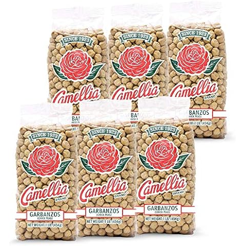 Camellia Brand Dried Garbanzo Beans (Chickpeas), 1 Pound (Pack of 6) Cover