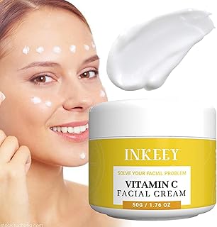 Creme Facial Vitamina C - 1,76 oz Produtos para cuidados com a pele facial,Moisturizing Skincare Hidratante para Reparação do Rosto - Firmeza da Pele, Rugas, Anti Linhas Finas Iytefeki